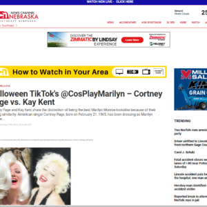 Halloween TikTok’s @CosPlayMarilyn – Cortney Page vs. Kay Kent